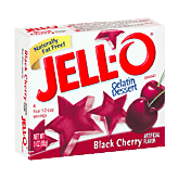 Jell-o Gelatin Dessert Black Cherry Left Picture